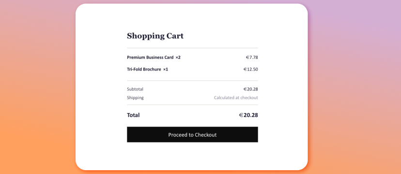 Enterprise checkout